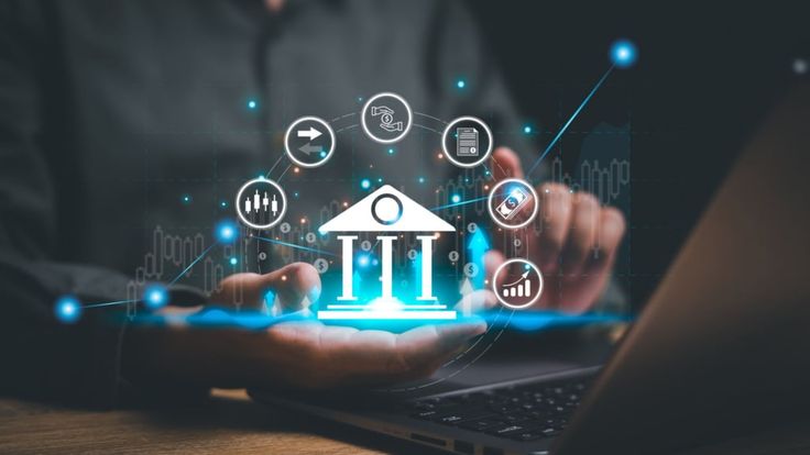 Business owner opening a company bank account at a financial institution