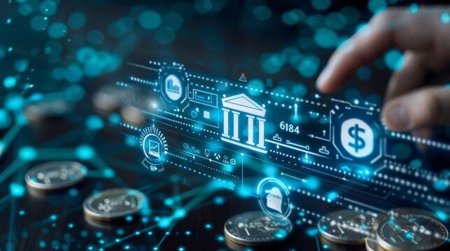 Business owner opening a company bank account at a financial institution